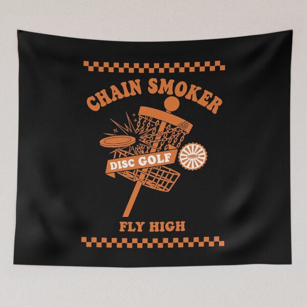 Item preview, Chain Smoker Disc Golf Fly High Design designed and sold by LuminOrb.