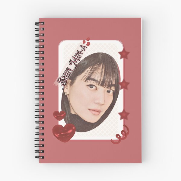 Item preview, Shin Min-a (신민아) Korean actress South Korean celebrity K-drama star Korean film  illustration Red Aesthetic Collage Design designed and sold by AJUNICE STUDIO.