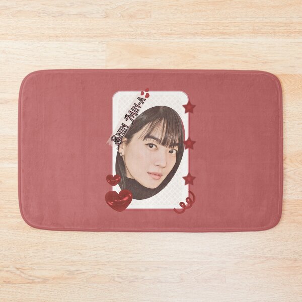 Item preview, Shin Min-a (신민아) Korean actress South Korean celebrity K-drama star Korean film  illustration Red Aesthetic Collage Design designed and sold by AJUNICE STUDIO.