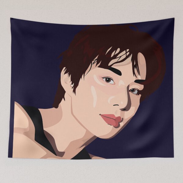 Item preview, Jungwoo of NCT 127 in a stunning vector digital portrait. designed and sold by Aome22.