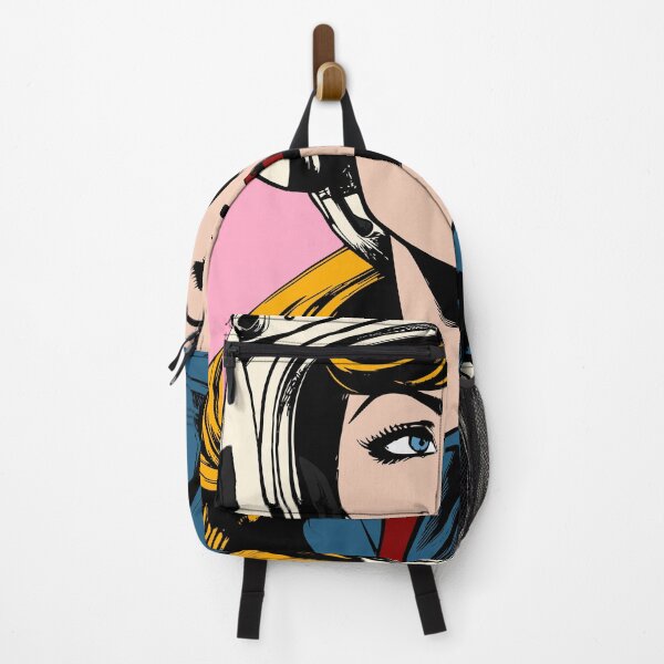 Item preview, Pop Art Female Pilot in Retro Aviator Helmet designed and sold by Design Atlas.