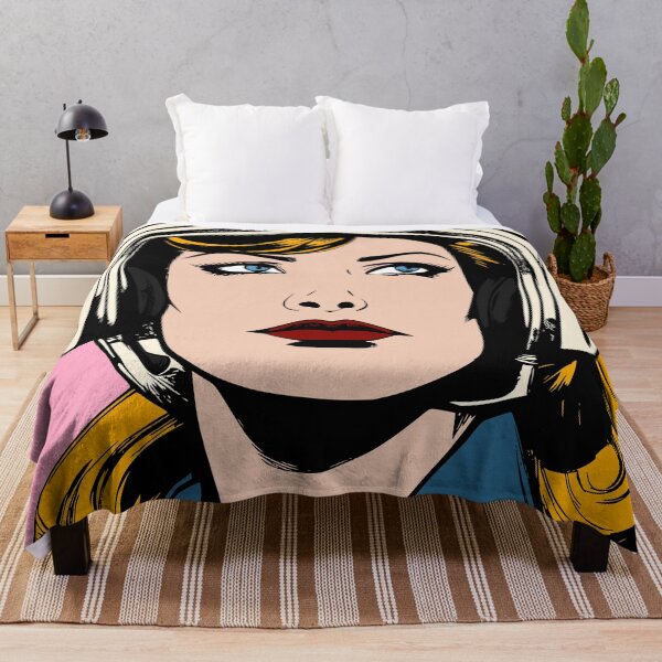 Item preview, Pop Art Female Pilot in Retro Aviator Helmet designed and sold by Design Atlas.