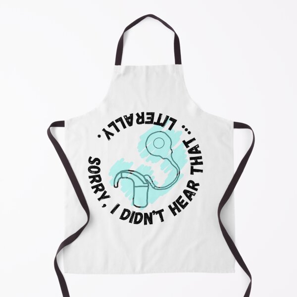 Item preview, Deaf - Sorry, I didn't hear that...literally. (Blue) designed and sold by SignSpark Art.
