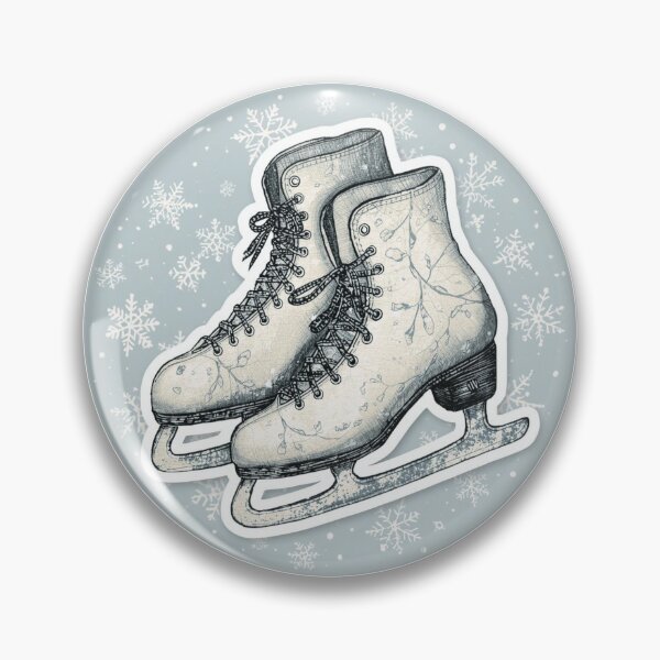 Item preview, Winter Sports Games Figure Skates Ice Dancing Sticker designed and sold by colorleafz.