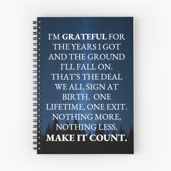 Item preview, Make It Count - Starry Night Motivational Quote designed and sold by Penrodius.