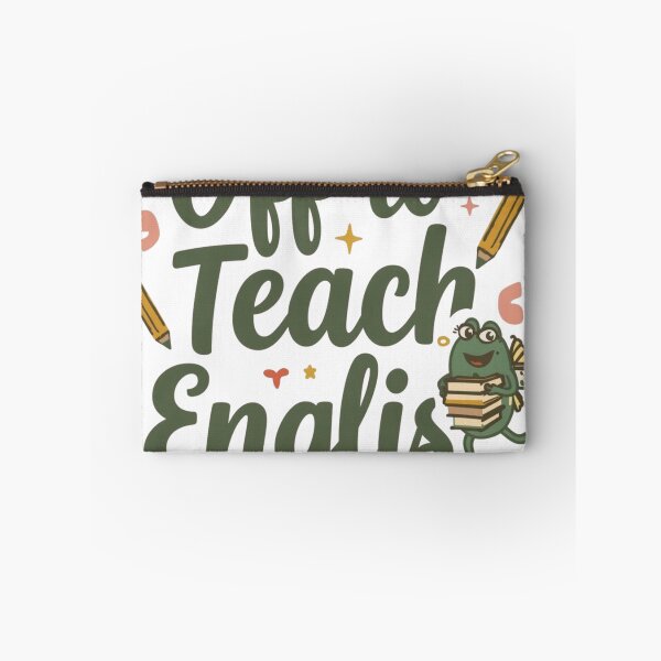 Item preview, Off to Teach English | Funny Teacher T‑Shirt for ESL, Language Teachers & Educators designed and sold by GAIDREDA.