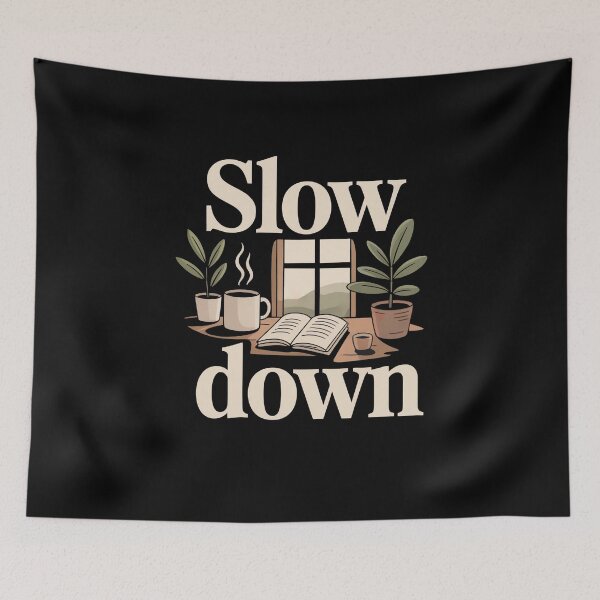 Item preview, Slow Down Simple Living designed and sold by MooonTees.