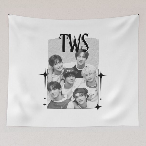 Item preview, TWS1 Korean boy group boyhood pop K-pop South Korean music Scrapbook Collage Cozy Y2K Vintage Design designed and sold by HELL0WBELLO.