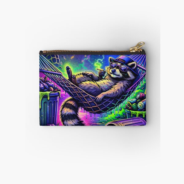 Item preview,  trashly vibes trash panda drunk raccoon designed and sold by zuzzelek44.