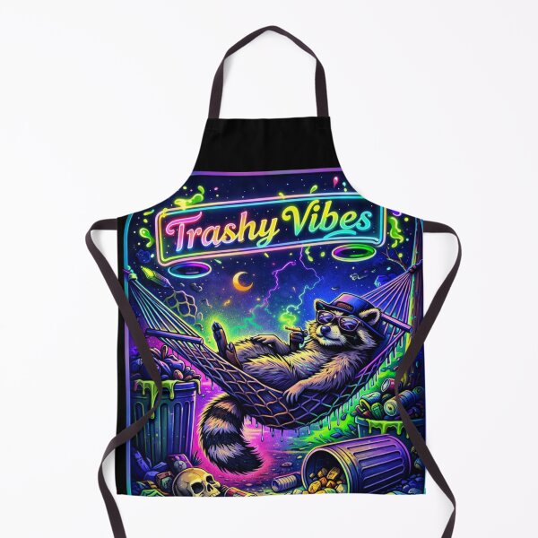 Item preview,  trashly vibes trash panda drunk raccoon designed and sold by zuzzelek44.