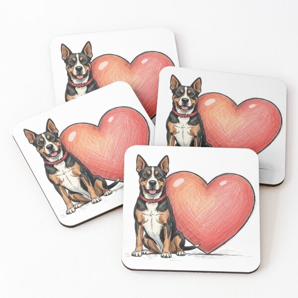 Item preview, Heart Guardian Dog designed and sold by PetJoyPrintsCO.