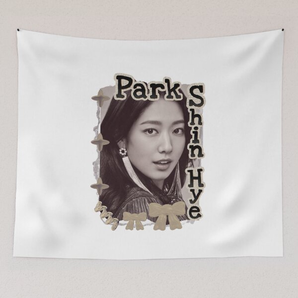 Item preview, Park Shin-hye (박신혜) Korean actress South Korean celebrity K-drama star Korean film Scrapbook Collage Cozy Y2K Vintage Design designed and sold by HELL0WBELLO.