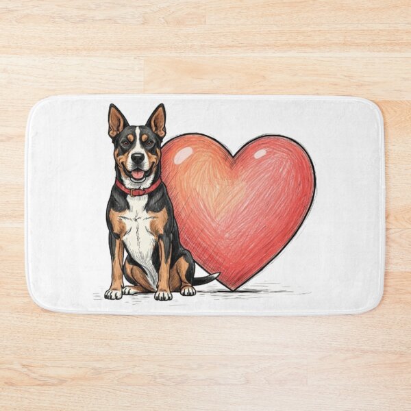 Item preview, Heart Guardian Dog designed and sold by PetJoyPrintsCO.