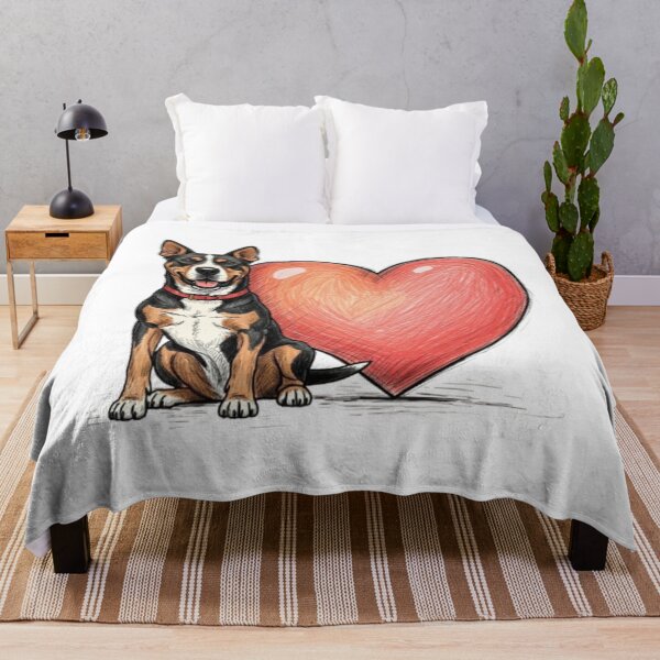 Item preview, Heart Guardian Dog designed and sold by PetJoyPrintsCO.