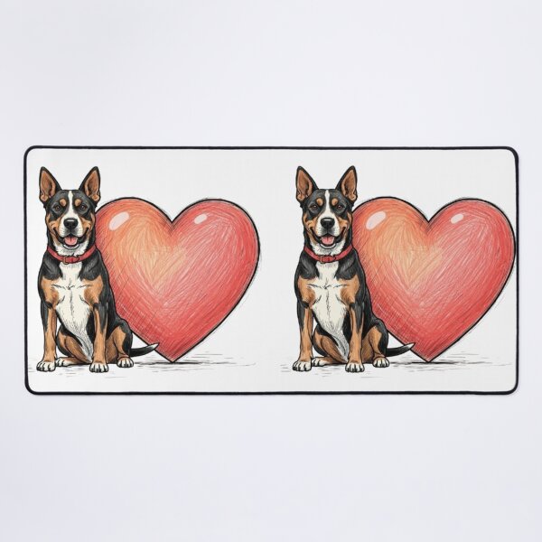Item preview, Heart Guardian Dog designed and sold by PetJoyPrintsCO.