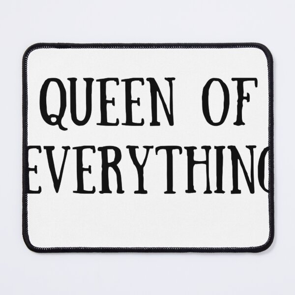 Item preview, Queen of Everything in Black – Bold Empowering Typography Art designed and sold by KirstenJRenfroe.
