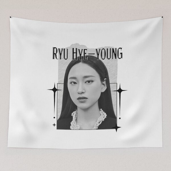 Item preview, Ryu Hye-young (류혜영) Korean actress South Korean celebrity K-drama star Korean film Scrapbook Collage Cozy Y2K Vintage Design designed and sold by HELL0WBELLO.
