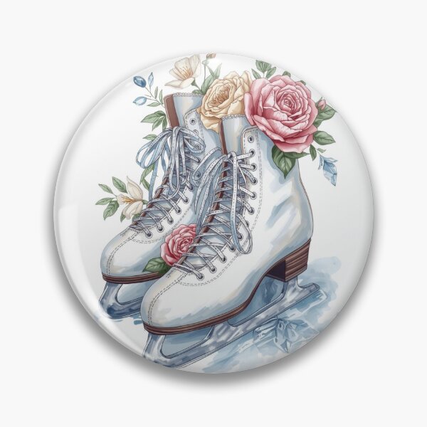 Item preview, Winter Sports Games Figure Skates Ice Dancing Sticker designed and sold by colorleafz.