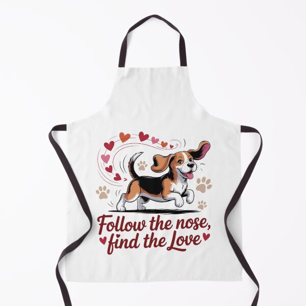 Item preview, Beagle Valentine Quote Follow the Nose Find the Love designed and sold by MuniraWearify.