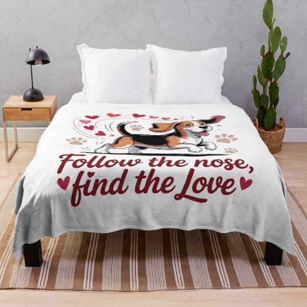 Item preview, Beagle Valentine Quote Follow the Nose Find the Love designed and sold by MuniraWearify.