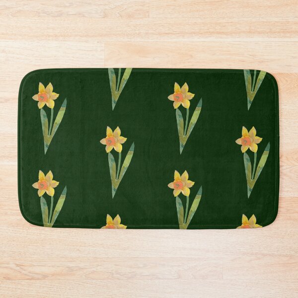 Item preview, Daffodil flower analogue collage narcissus national flower of Wales designed and sold by Pretty-Nonsense.