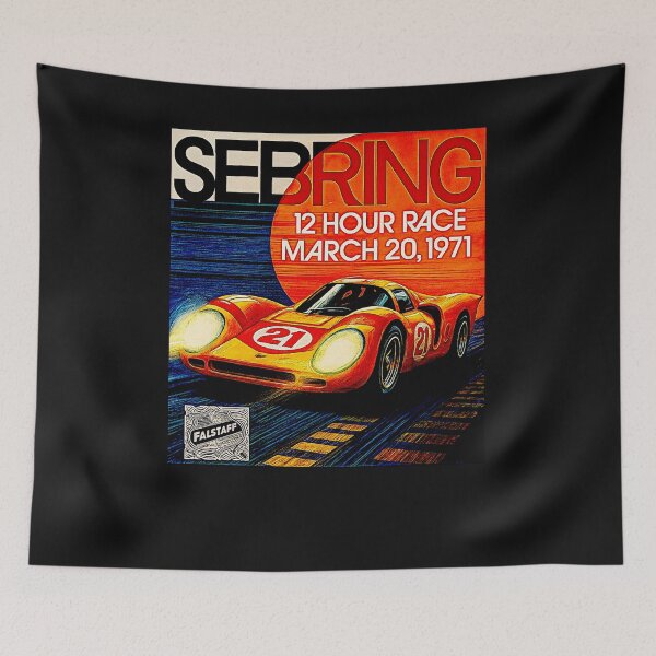 Item preview, Sebring 1971 12 hour Grand Prix vintage Variation#1 designed and sold by Helios Be. Lavsh.