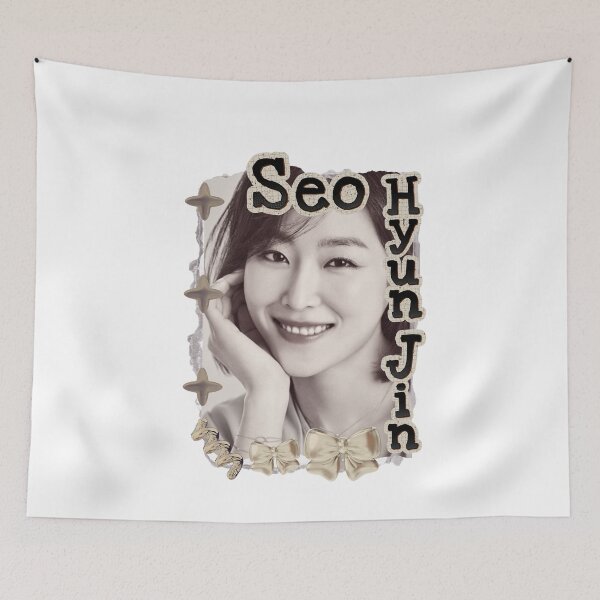 Item preview, Seo Hyun-jin (서현진) Korean actress South Korean celebrity K-drama star Korean film Scrapbook Collage Cozy Y2K Vintage Design designed and sold by HELL0WBELLO.