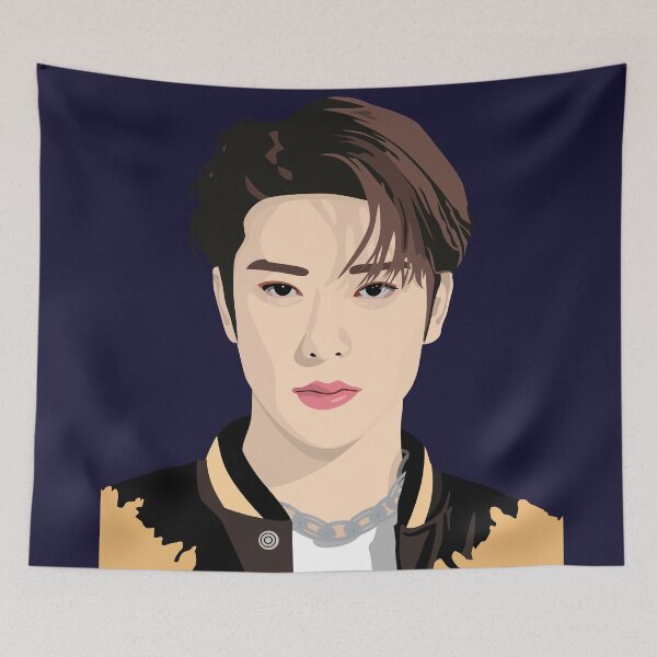 Item preview, Jaehyun of NCT 127 in a stunning vector digital portrait. designed and sold by Aome22.