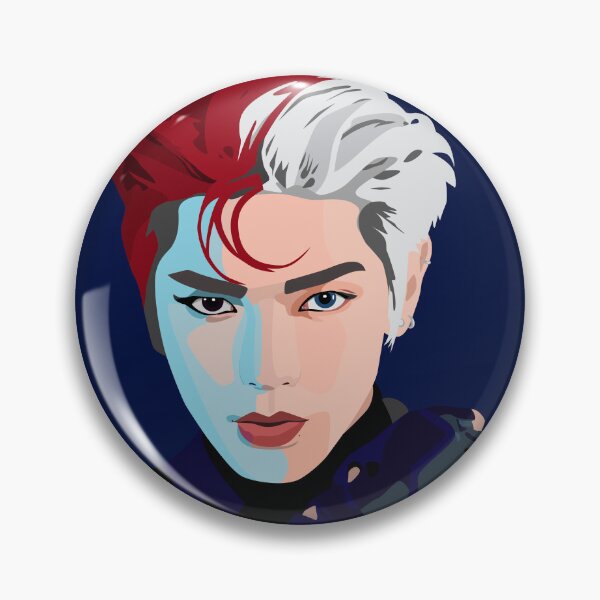 Item preview, Taeyong of NCT 127 in a stunning vector digital portrait. designed and sold by Aome22.