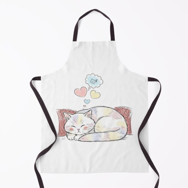 Item preview, Gato Dormido Soñando Amor designed and sold by PetJoyPrintsCO.
