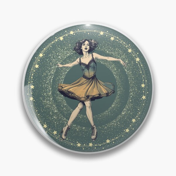 Item preview, Winter Sports Games Figure Skater Ice Dancing Competition Sticker designed and sold by colorleafz.