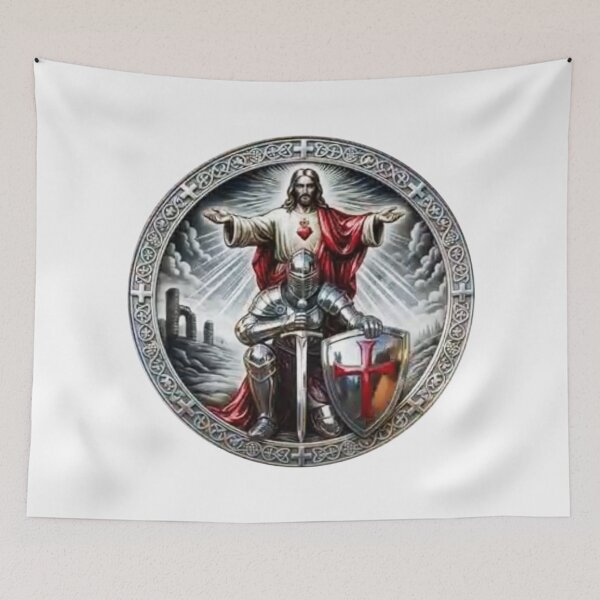 Item preview, In the name of the Lord; Templar;  designed and sold by StickerApe.