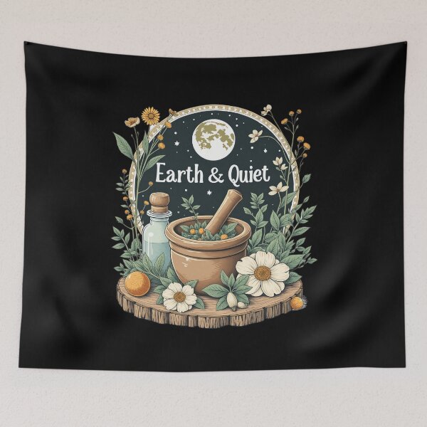 Item preview, Earth & Quiet Autumn Forest Witch Magic designed and sold by MooonTees.