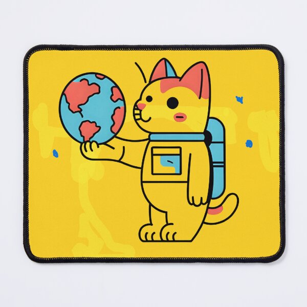 Item preview, Cosmic Astronaut Cat Cute Galaxy Adventure designed and sold by PinkiArt.