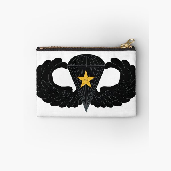Item preview, Badge - Army - Parachutist - Basic - 1 Combat Star - Black - Metal - 1 X 300 designed and sold by Military Insignia Products.