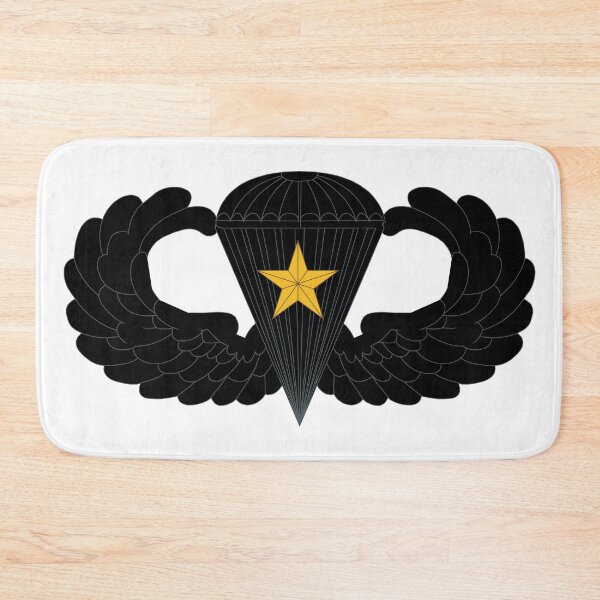 Item preview, Badge - Army - Parachutist - Basic - 1 Combat Star - Black - Metal - 1 X 300 designed and sold by Military Insignia Products.