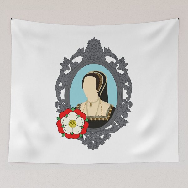 Item preview, Queen Tudor Anne Boleyn Silver Frame designed and sold by FreeOrca.