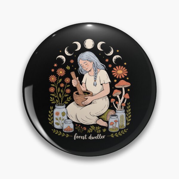 Item preview, Forest Dweller Autumn Forest Witch Magic designed and sold by MooonTees.