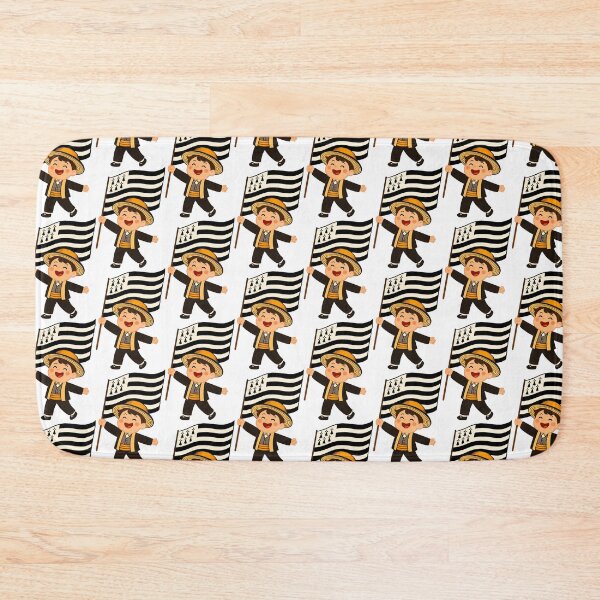 Item preview, Cute happy Breton boy with flag of Brittany designed and sold by 1enchik.