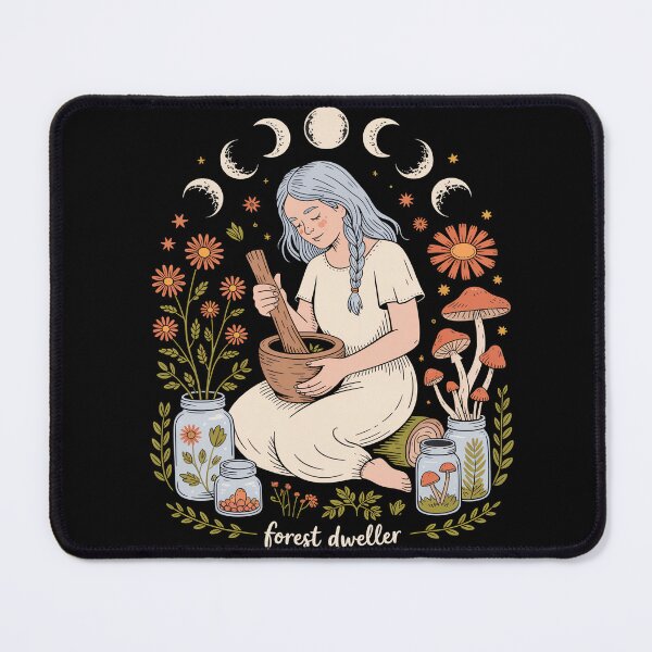 Item preview, Forest Dweller Autumn Forest Witch Magic designed and sold by MooonTees.