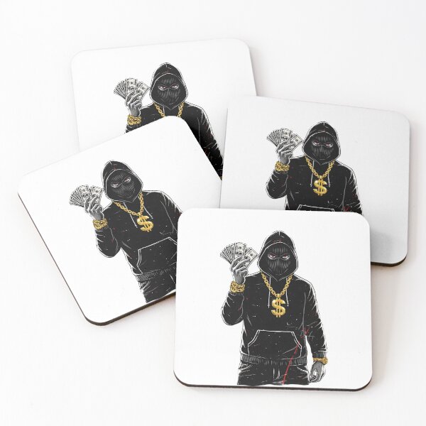 Item preview, Masked Hustler Money Street Art designed and sold by CELESTIAL©️.