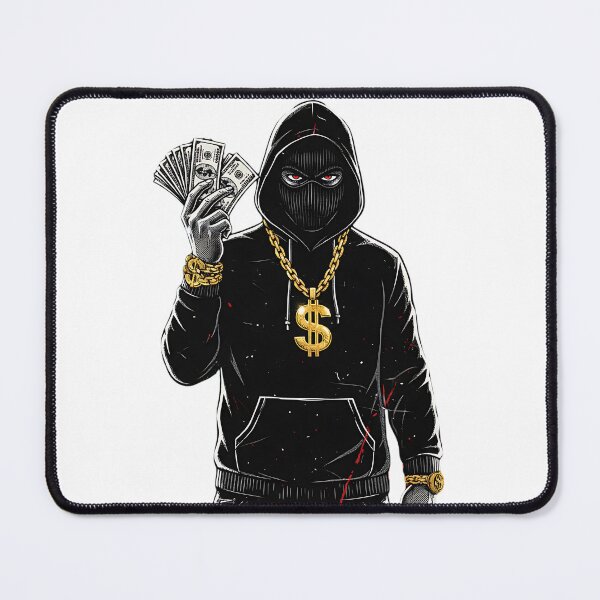Item preview, Masked Hustler Money Street Art designed and sold by CELESTIAL©️.
