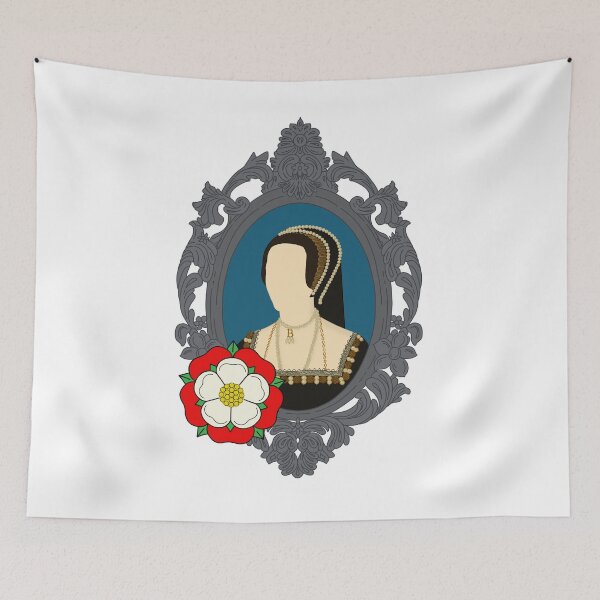 Item preview, Queen Tudor Anne Boleyn Silver Frame designed and sold by FreeOrca.