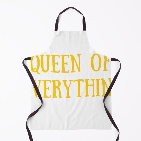 Item preview, Queen of Everything in Yellow – Bold Empowering Typography Art designed and sold by KirstenJRenfroe.