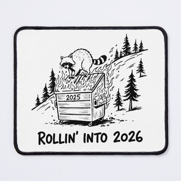 Item preview, Rollin' Into 2026 For Raccoon Lovers designed and sold by artcultreone.