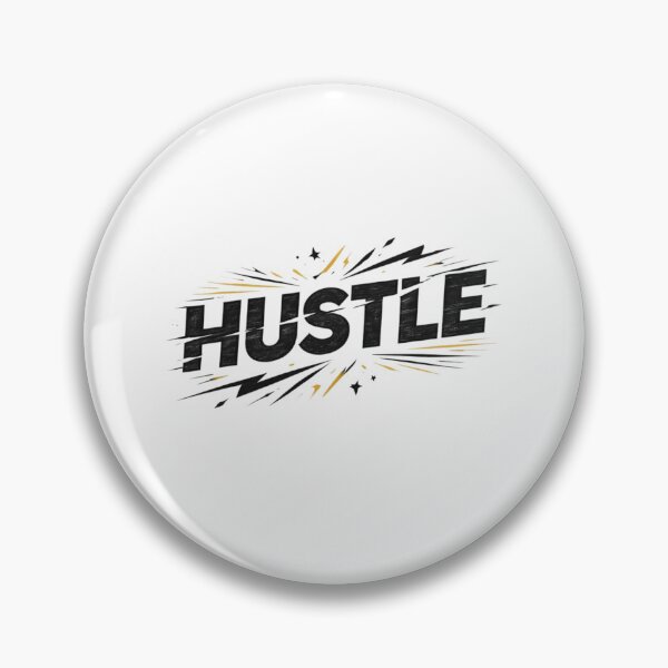 Item preview, HUSTLE T-Shirt – Simple Motivational Typography designed and sold by gurugotro.