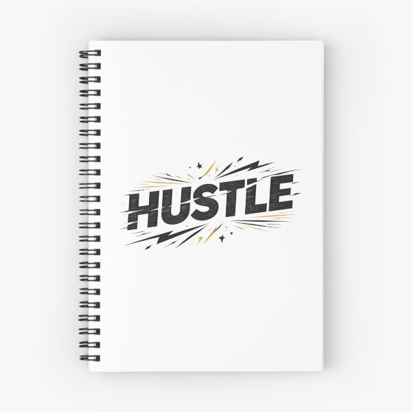 Item preview, HUSTLE T-Shirt – Simple Motivational Typography designed and sold by gurugotro.