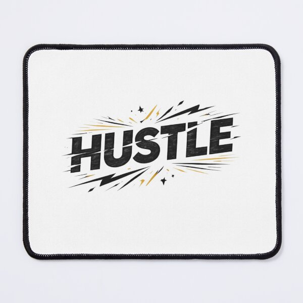Item preview, HUSTLE T-Shirt – Simple Motivational Typography designed and sold by gurugotro.