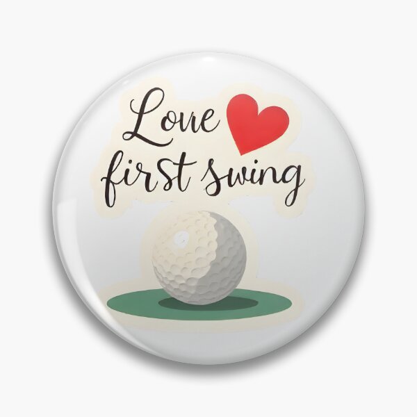 Item preview, Love at first swing - Romantic Golf Quote designed and sold by MKV Design.