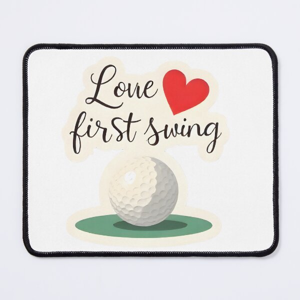 Item preview, Love at first swing - Romantic Golf Quote designed and sold by MKV Design.